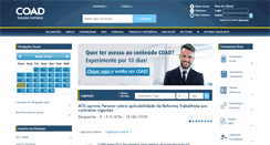 Desktop Screenshot of coad.com.br