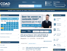 Tablet Screenshot of coad.com.br